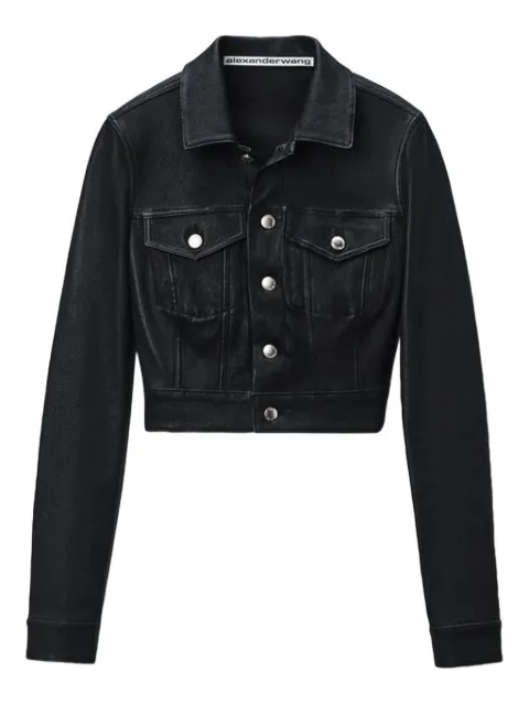 Alexander Wang chamarra trucker con botones