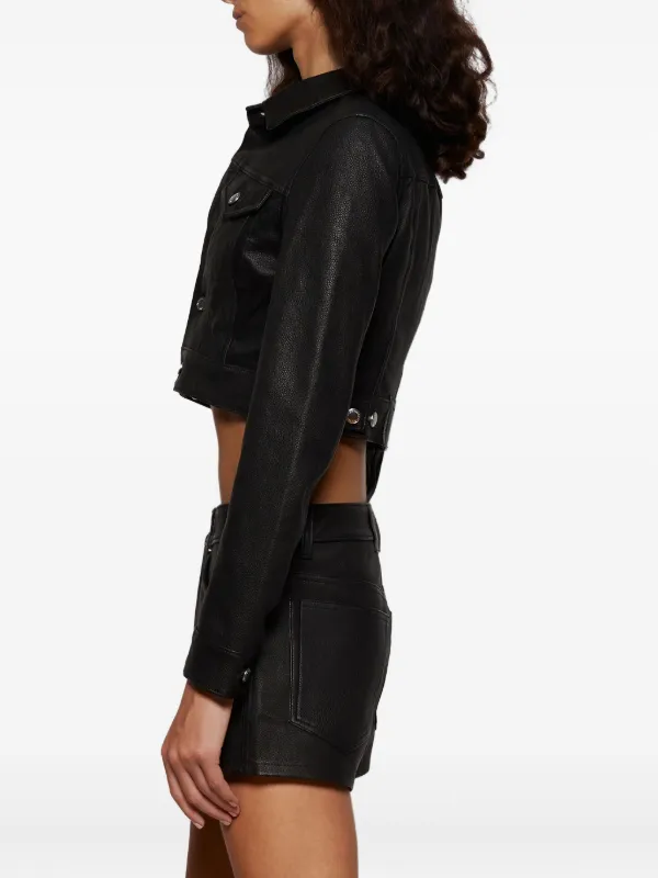 Alexander Wang トラッカージャケット | ブラック | FARFETCH JP