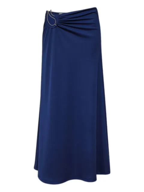 Christopher Esber ruched ring-detail skirt
