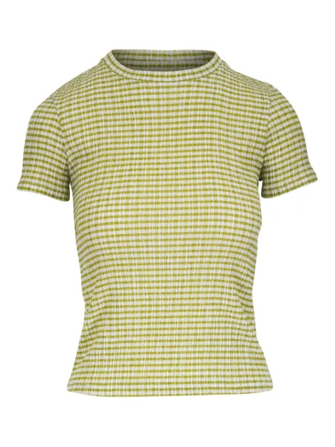 Vince gingham T-shirt
