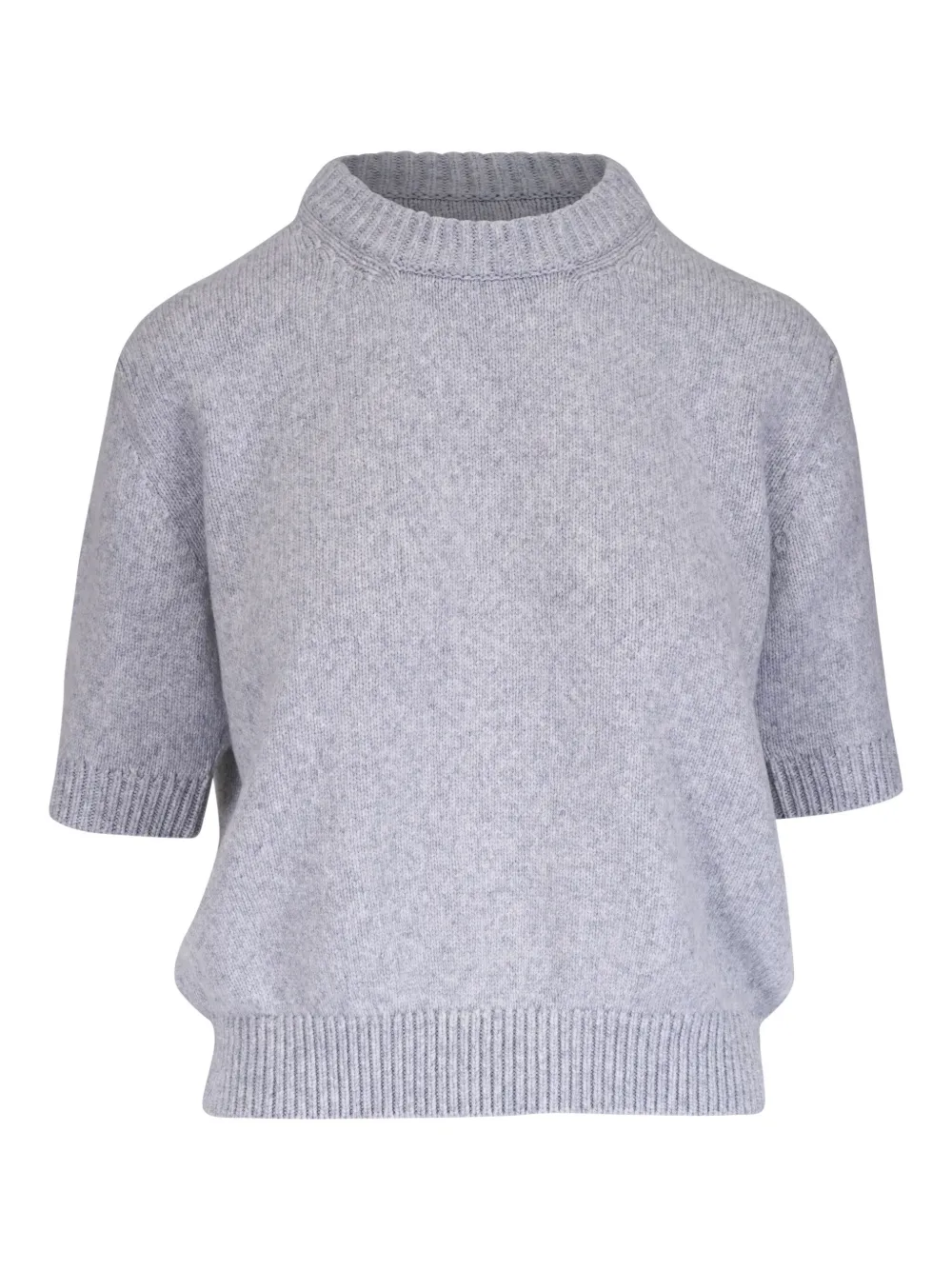 KHAITE Davin short-sleeve top | Grey | Image 1