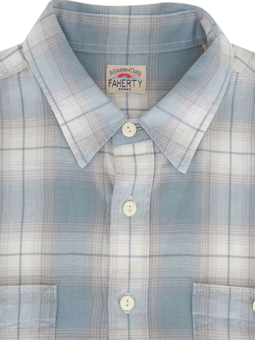 FAHERTY checked shirt | Blue | Image 1