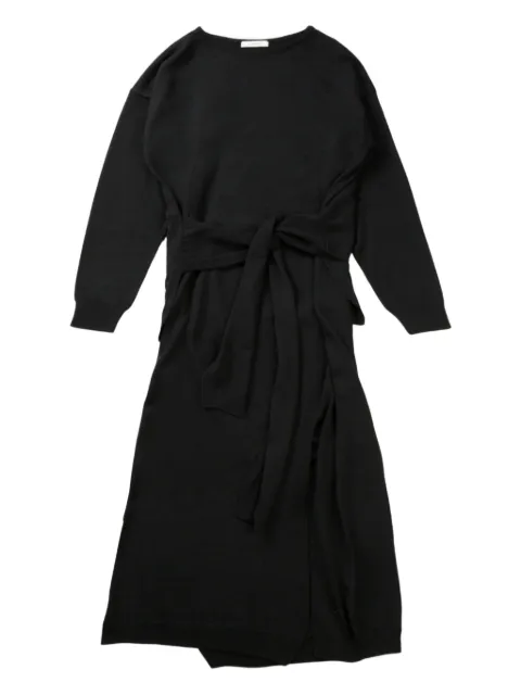 LEMAIRE knot-detail midi dress