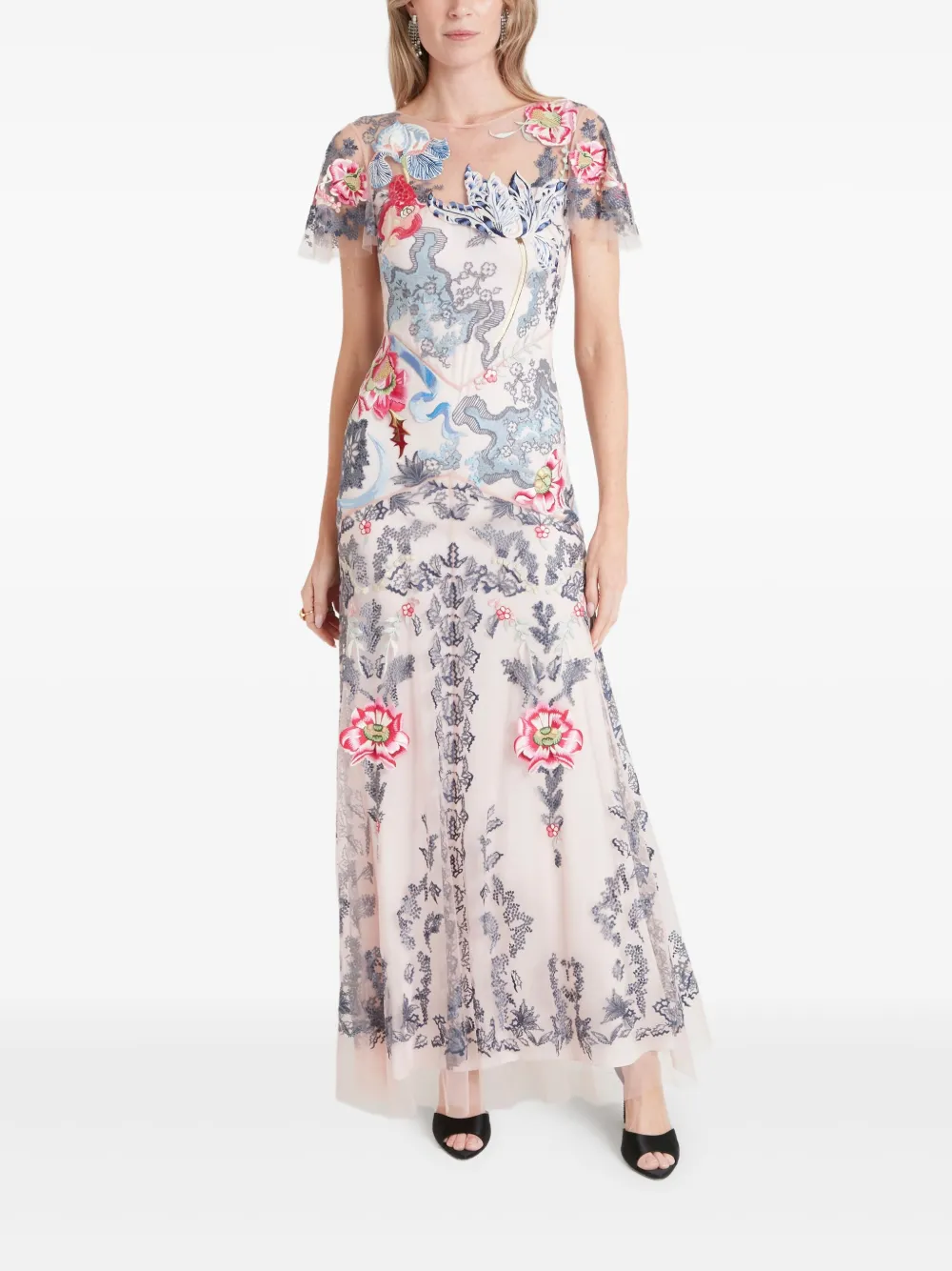 Temperley London Bilbao avondjurk - Roze