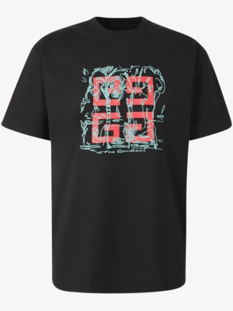 Givenchy logo刺绣T恤