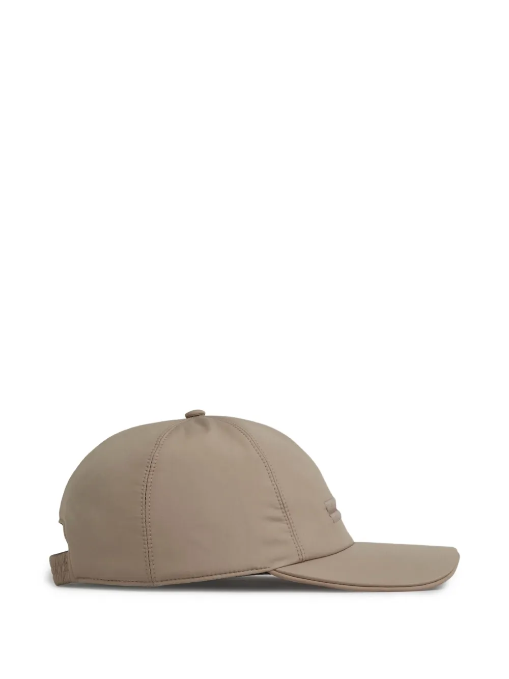 Zegna Gewatteerde pet met logodetail Beige