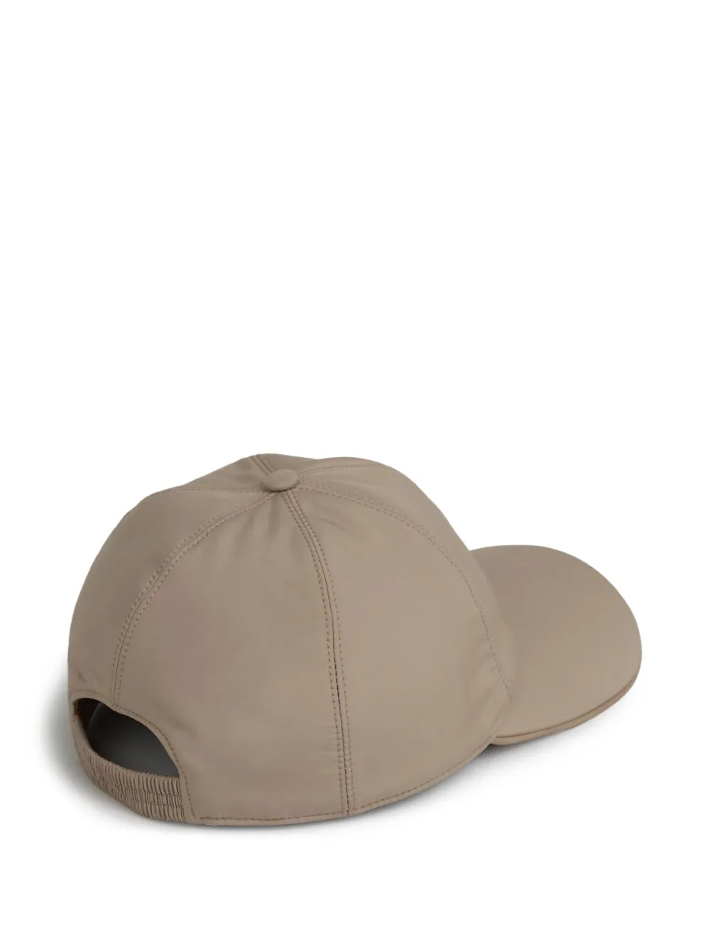 Zegna Gewatteerde pet met logodetail Beige