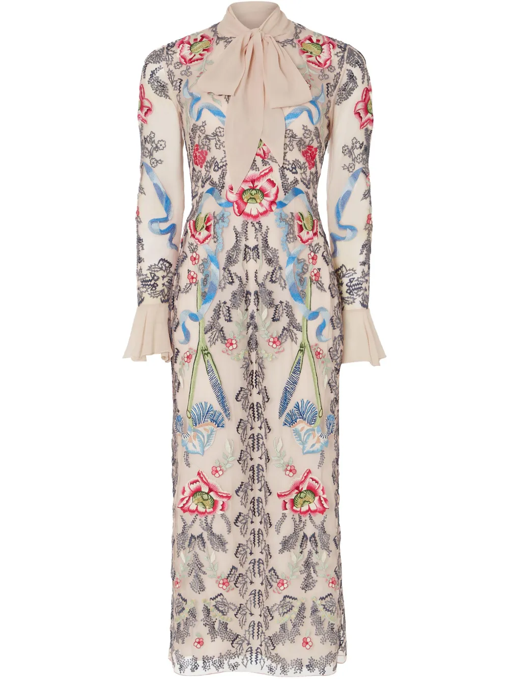 Bilbao Tie midi dress