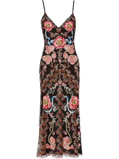 Temperley London Bilbao Strappy midi dress