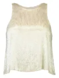 TWP silk top - Silver