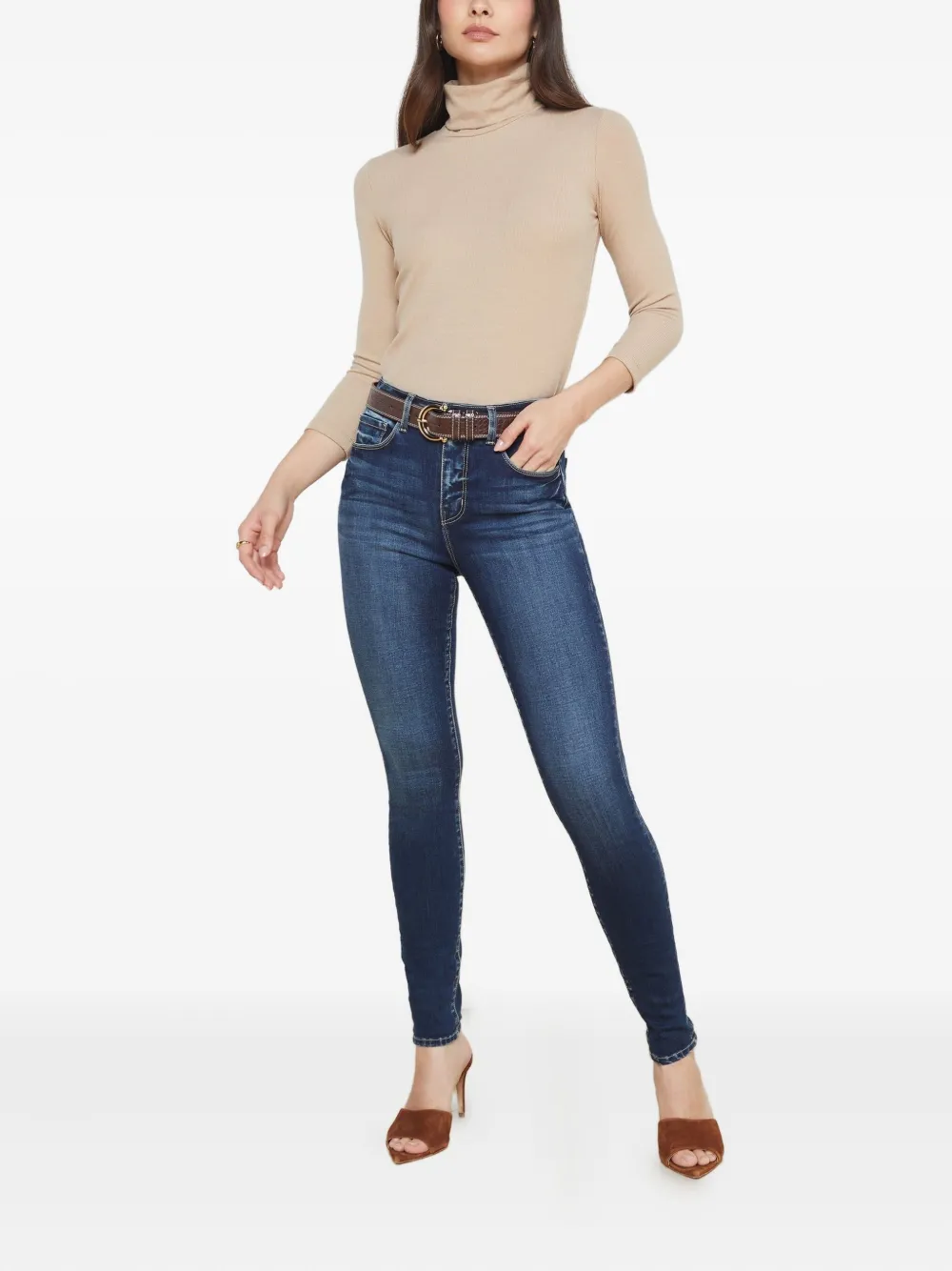 L'Agence Marguerite high-rise jeans - Blauw