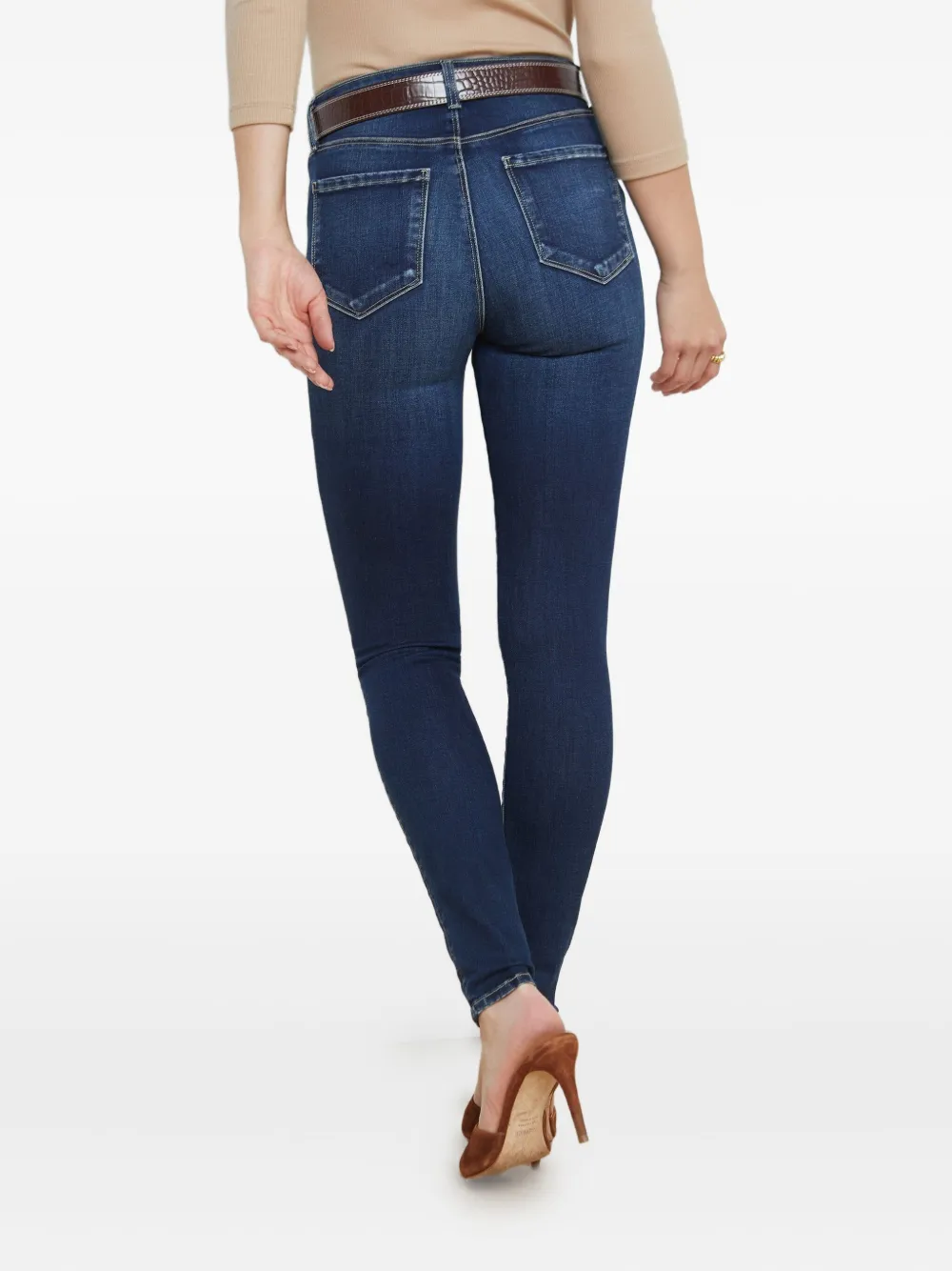 L'agence Marguerite High-rise Jeans In Blue