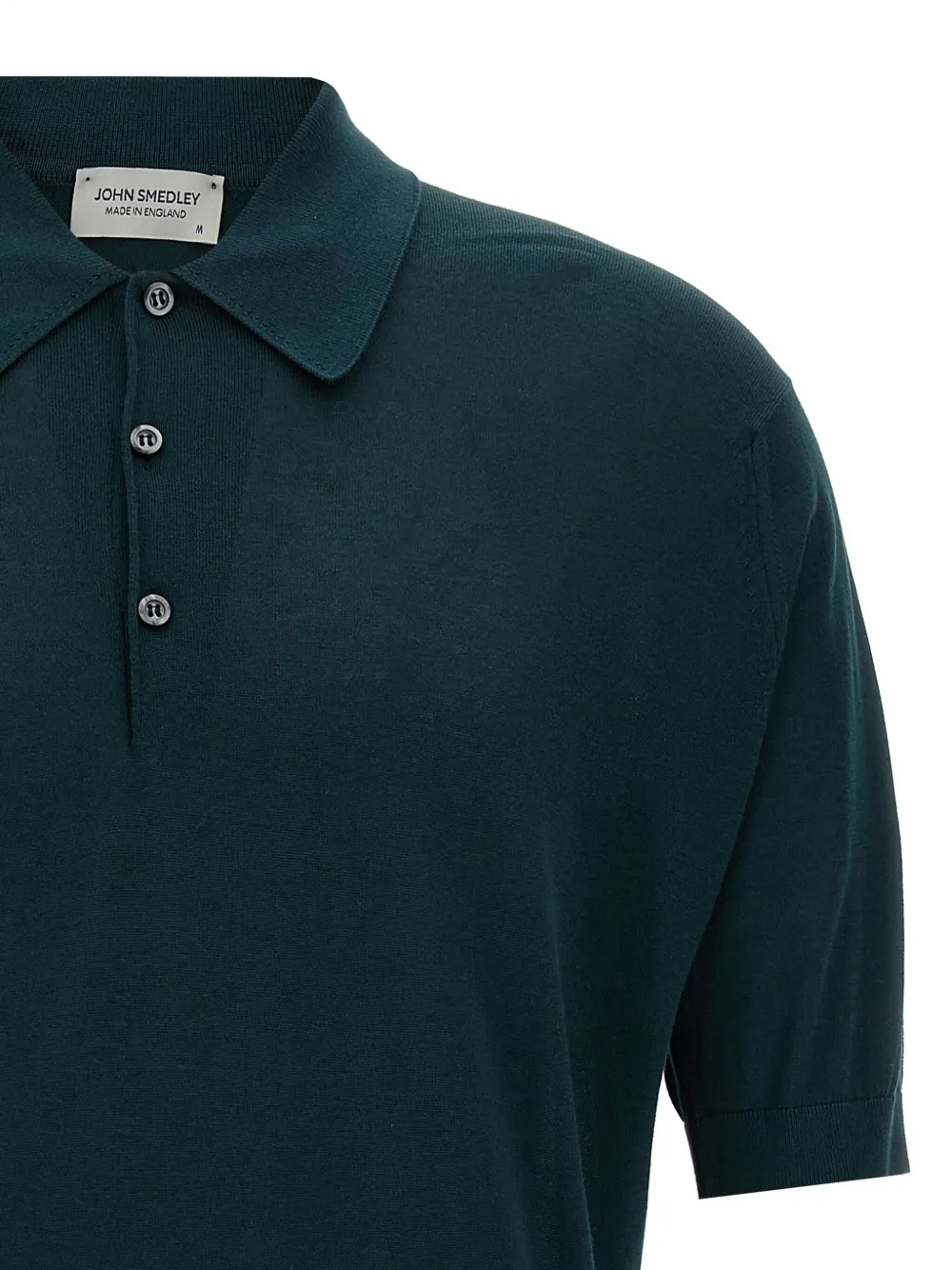 John Smedley Isis poloshirt Groen