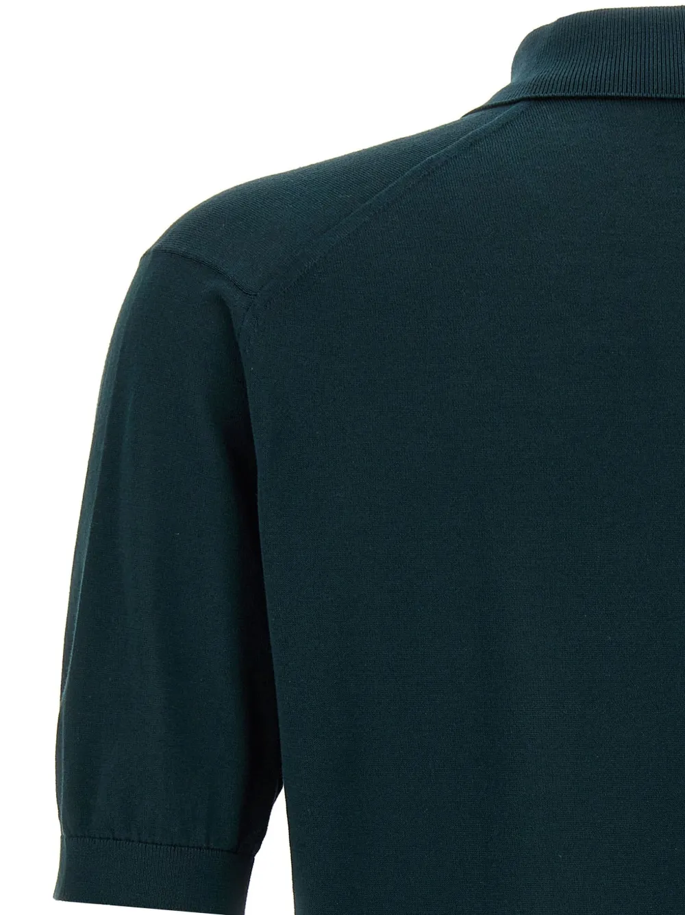 John Smedley Isis poloshirt Groen