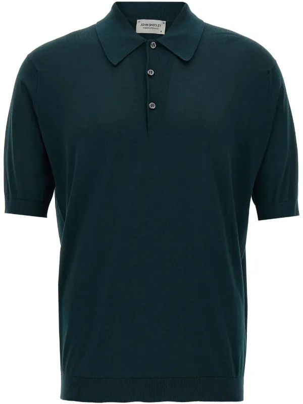 トップス JOHN SMEDLEY ISIS POLO SHIRT FC SS John Smedley Isis Polo Shirt | Green | FARFETCH
