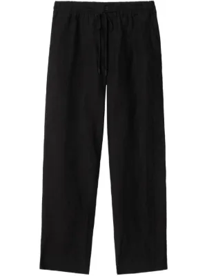 Burberry wide-leg Pleated Trousers | Black | FARFETCH