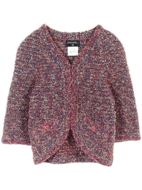 CHANEL Pre-Owned 1986-1988s tweed jacket