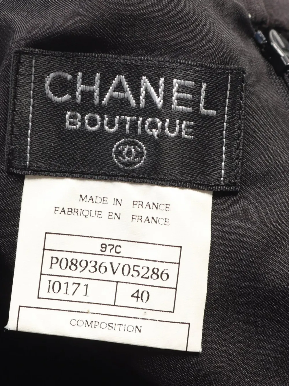 Pre-owned Chanel 1986-1988s Interlocking-cc Mini Skirt In Black