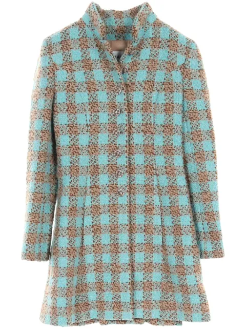 CHANEL Pre-Owned 1986-1988 tweed coat 