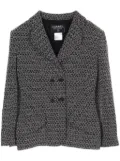 CHANEL Pre-Owned 1986-1988 patterned jacket - Black