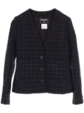 CHANEL Pre-Owned 1986-1988 tweed jacket - Brown