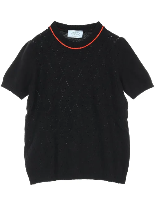 T-shirt en maille (années 2010) - Prada Pre-Owned - Modalova