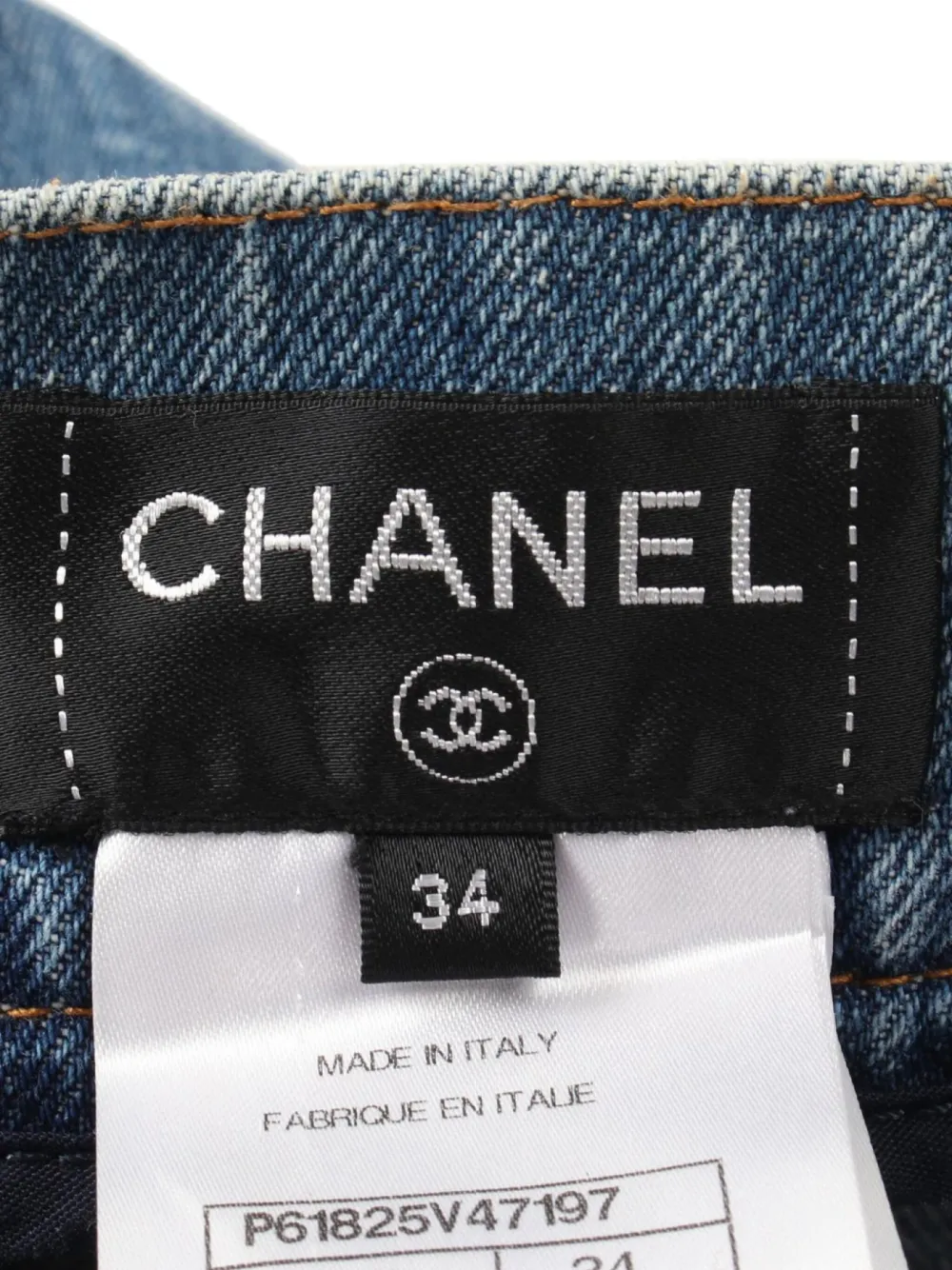 CHANEL Pre-Owned Gonna denim con design patchwork 1986-1988 | Gonne Pre-owned | Image 3