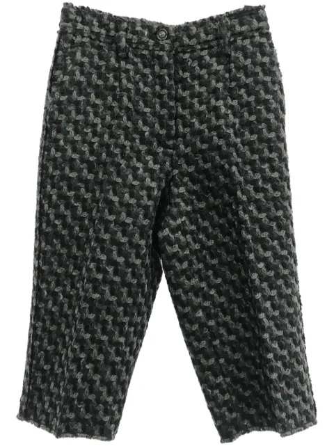 Dolce & Gabbana Pre-Owned 2020s wool cropped trousers