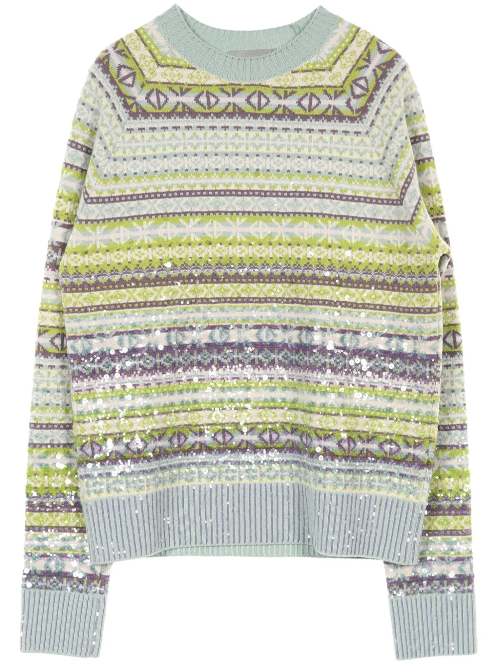 2010s diamond-knit sweater