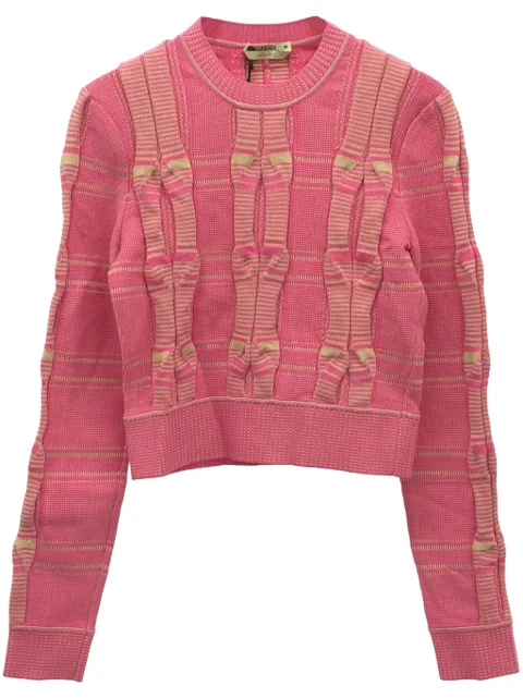 Fendi Pre-Owned 2010s geruite trui