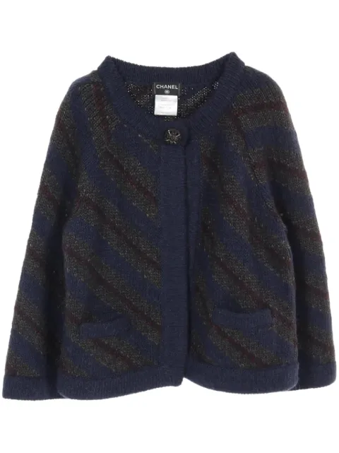 CHANEL Pre-Owned 1986-1988s wool-blend cardigan