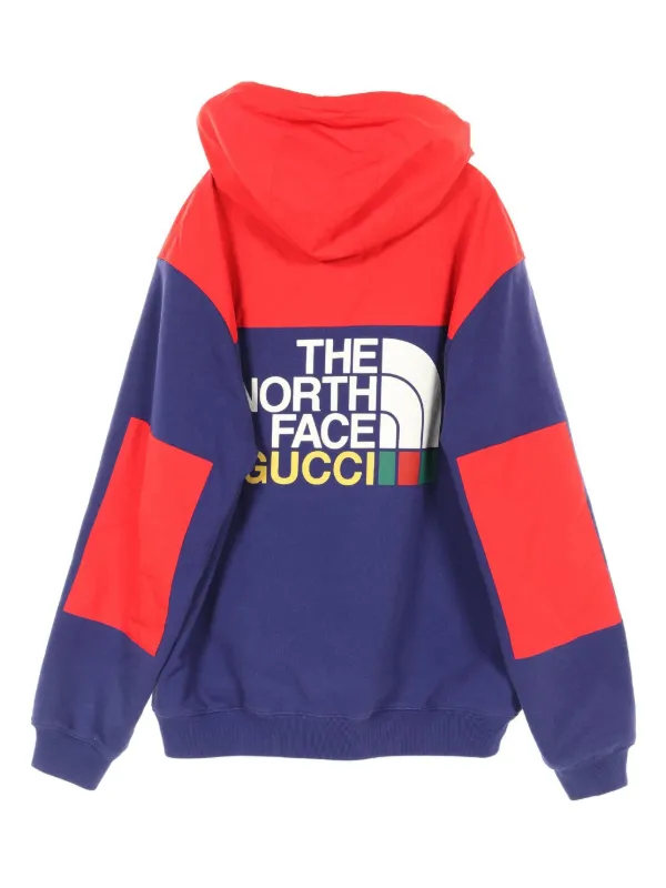 Gucci Pre-Owned 2010s x The North Face zip-up Hoodie | Purple