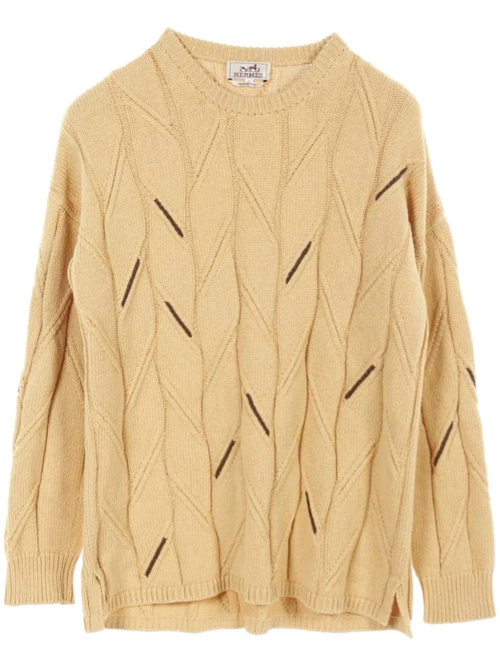 2010s cable-knit sweater