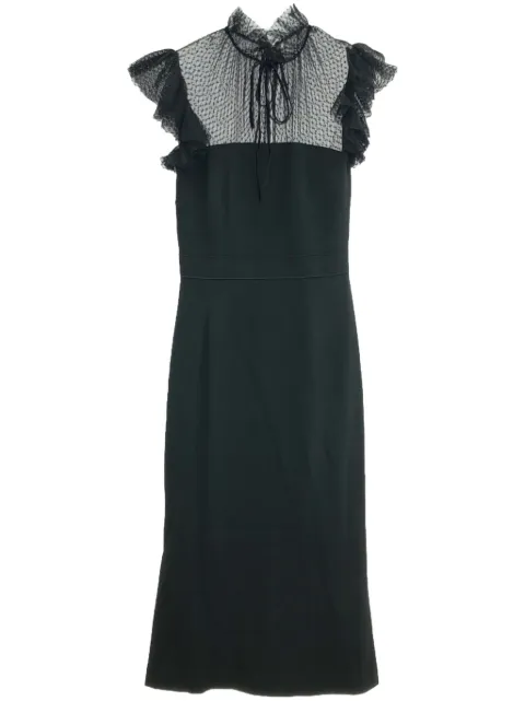 Dolce & Gabbana Pre-Owned 2000s point d'esprit midi dress