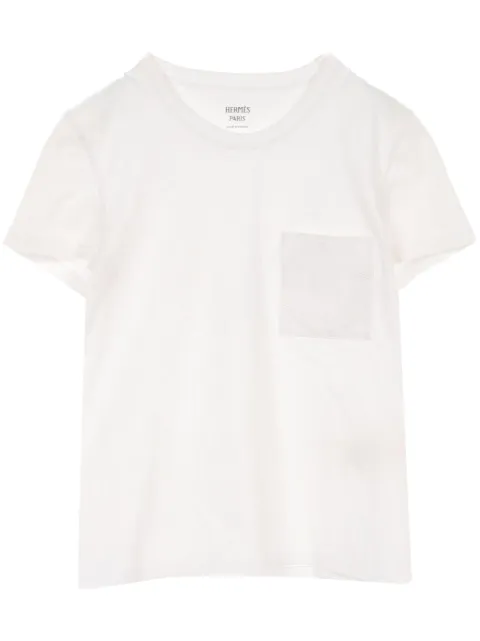 Hermès Pre-Owned playera con bordado H 2000