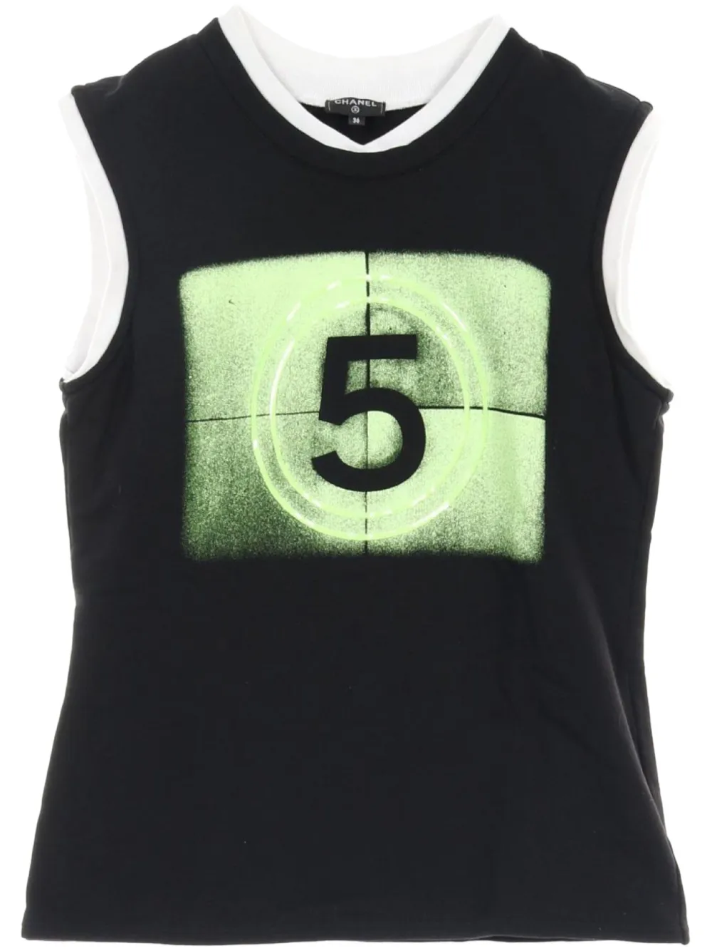 1986-1988 No.5-print tank top