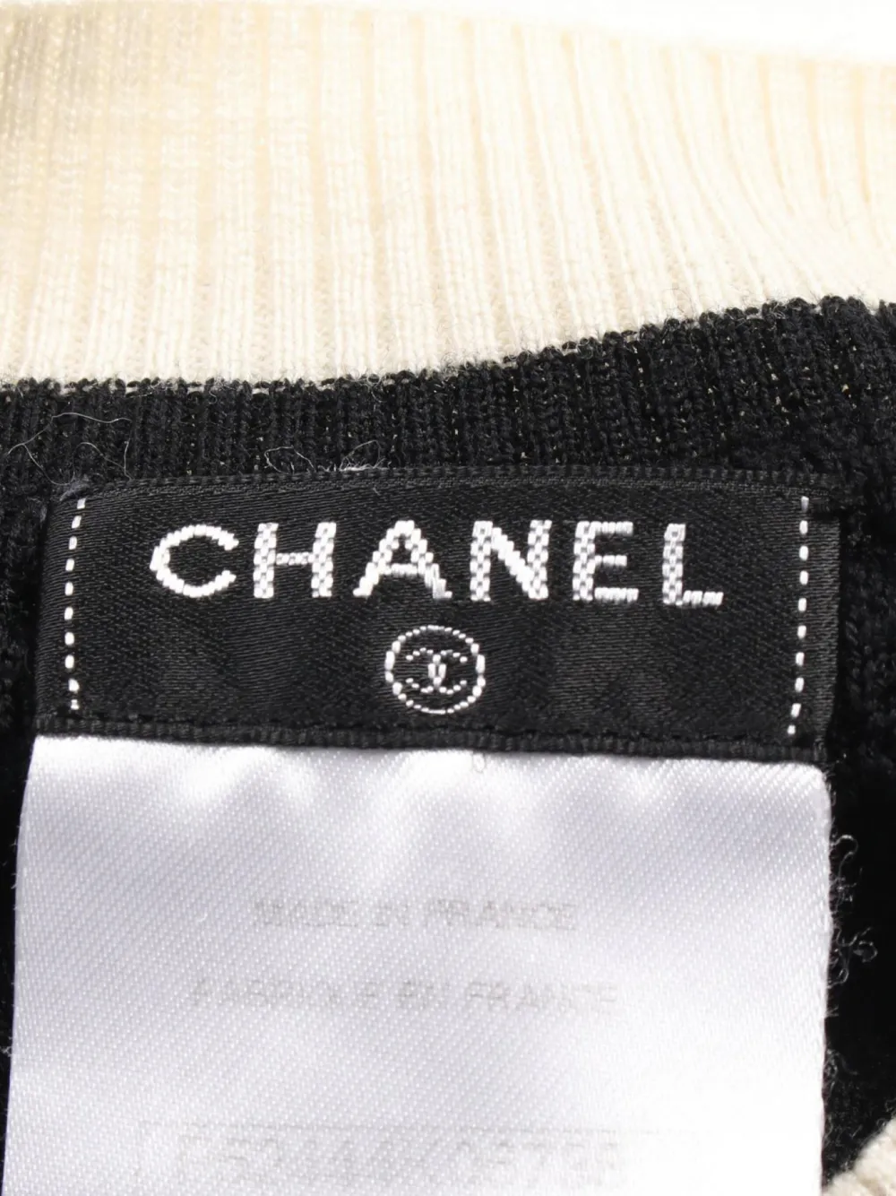 Pre-owned Chanel 1986-1988 Wool Sweater In Black