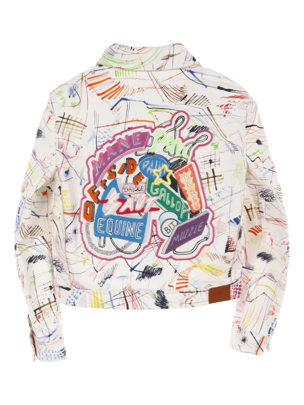 Hermès Pre-Owned 2000s Chevaloscope denim jacket | Image 2