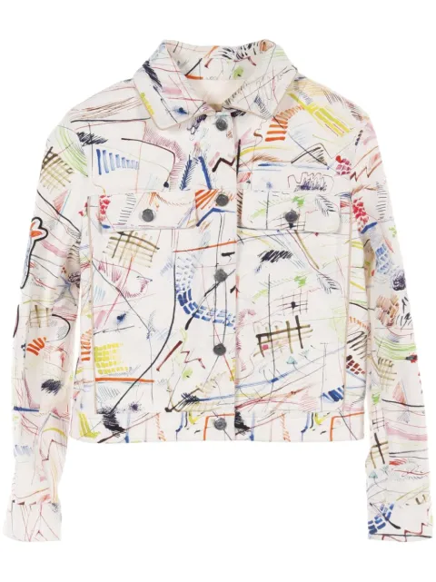 Hermès Pre-Owned 2000s Chevaloscope denim jacket