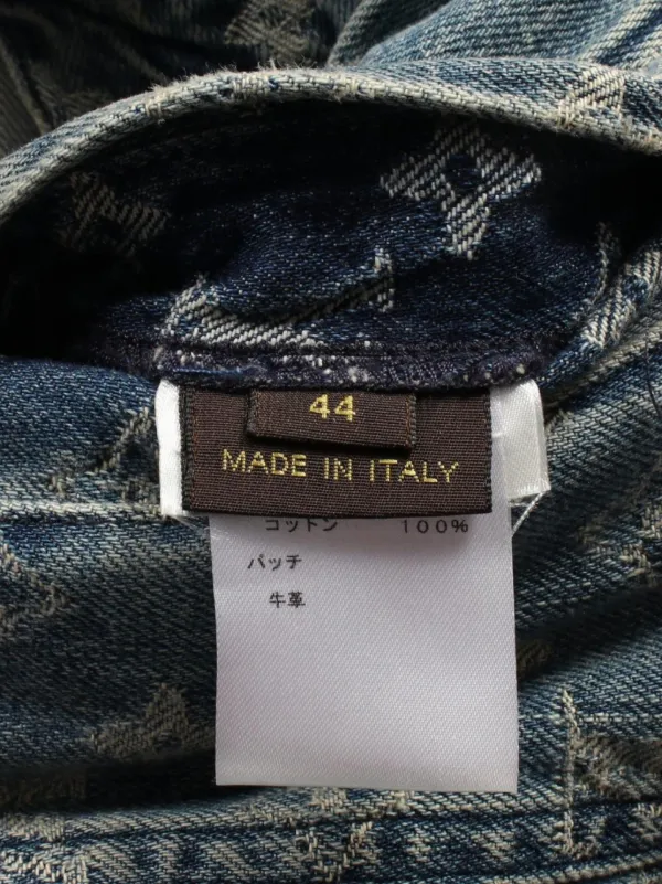 Louis Vuitton Pre-Owned 2010s x Supreme Monogram Denim