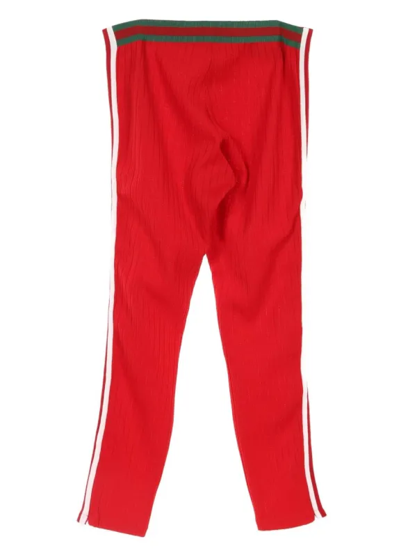 Gucci Pre-Owned Pantalones Con Detalle Web 2010 De Gucci Pre-Owned