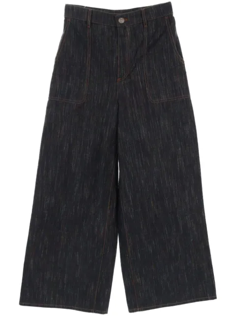 CHANEL Pre-Owned 1986-1988s wide-leg jeans