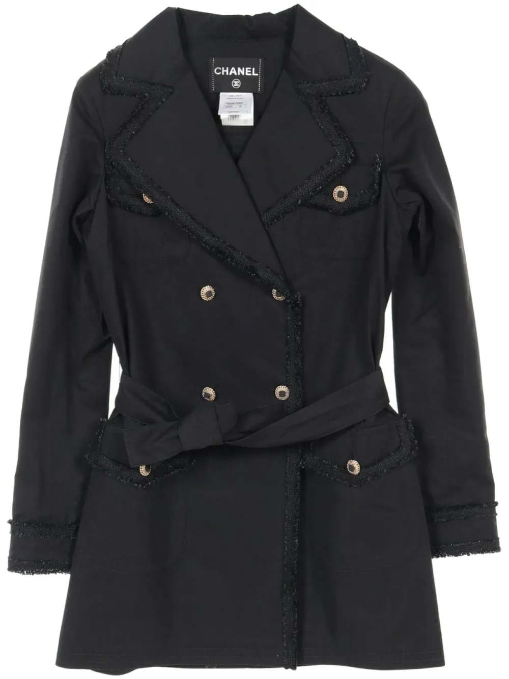 1986-1988 cotton trench coat