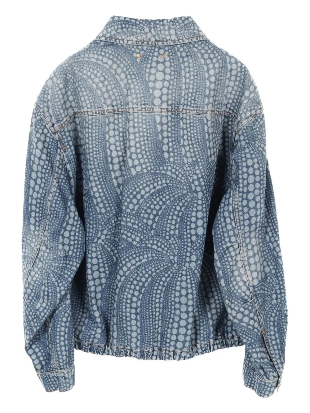 Louis Vuitton Pre-Owned 2020s x YK dots-print denim jacket | Image 2