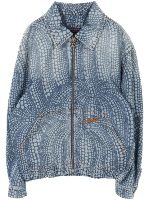 Louis Vuitton Pre-Owned 2020s x YK dots-print denim jacket