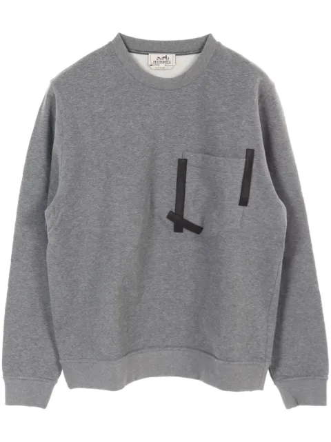 Hermès Pre-Owned 2010s cotton crew-neck sweatshirt