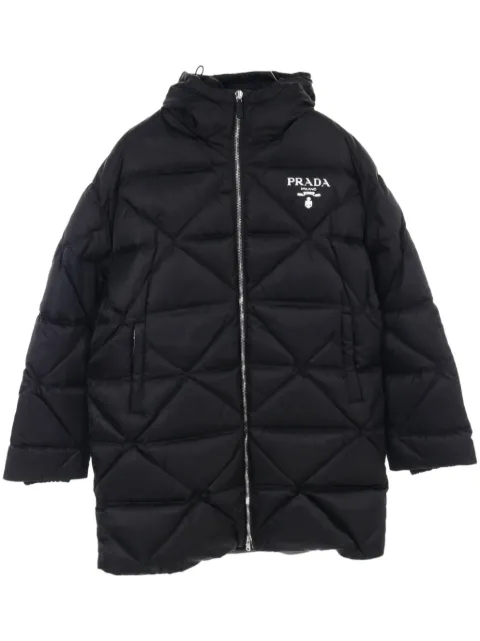 Prada Pre-Owned abrigo capitonado 2010