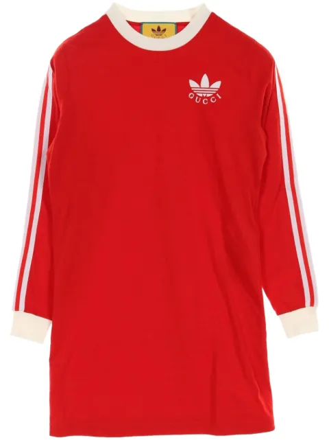 Gucci Pre-Owned فستان ميني بشعار تريفويل من عقد x Adidas 2010