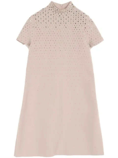 Christian Dior Pre-Owned vestido con detalles de cristal 2010