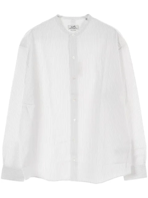 Hermès Pre-Owned 2010s pinstripe shirt